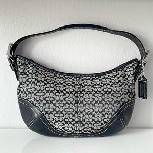 Vintage Coach Signature Small Shoulder Bag